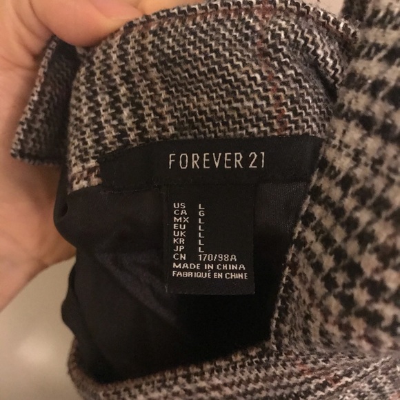 Forever 21 check mini dress - Picture 3 of 4